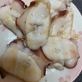 お刺身用タコを塩焼き